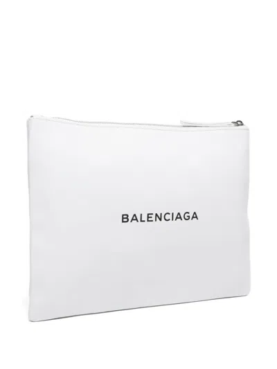 Pre-owned Balenciaga 2015-2024 Logo-print Clutch Bag