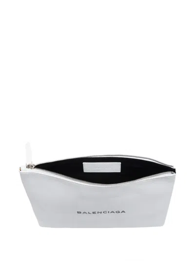 Pre-owned Balenciaga 2015-2024 Logo-print Clutch Bag