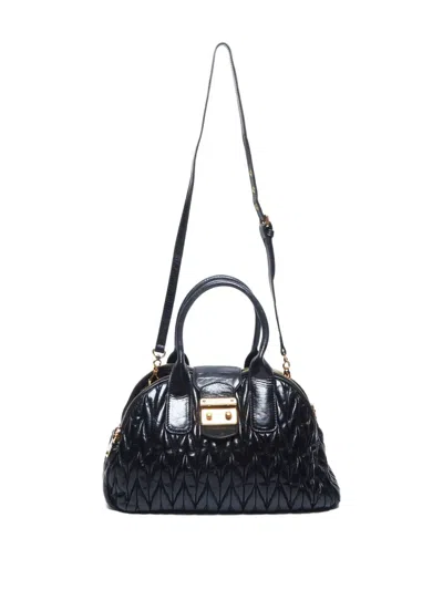 Pre-owned Miu Miu 2010-2020 Matelasse Tote Bag