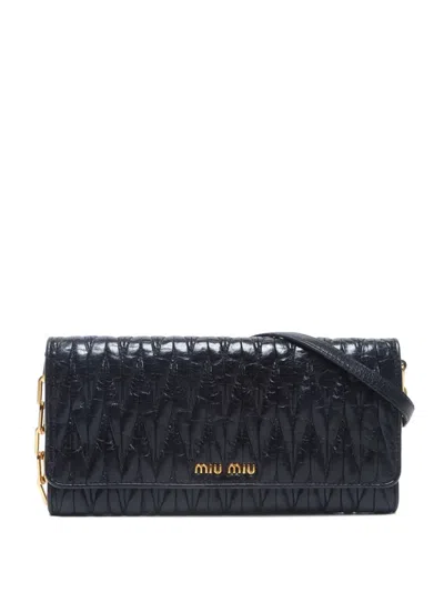 Pre-owned Miu Miu 2000-2020s Matelasse Chain Shoulder Bag