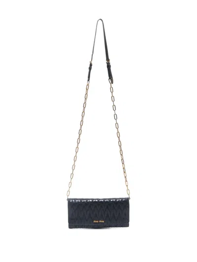 Pre-owned Miu Miu 2000-2020s Matelasse Chain Shoulder Bag