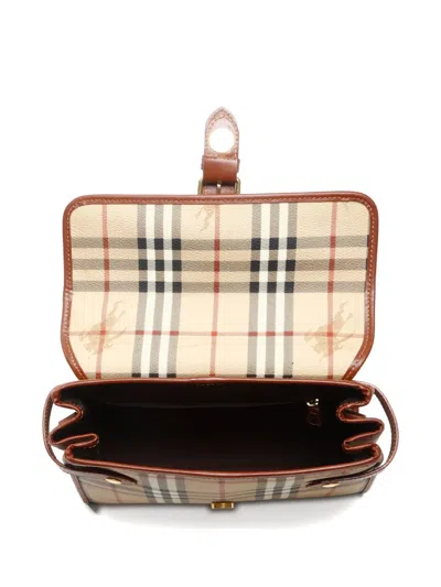 Pre-owned Burberry 1990-2000s Check-pattern Tote Bag
