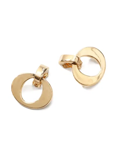 Pre-owned Dior 1990s Logo-motif Clip-on Earrings