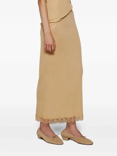 The Row Ruffled Ballerina Flats