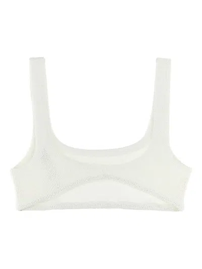 Mc2 Saint Barth Naima Bikini Top In White