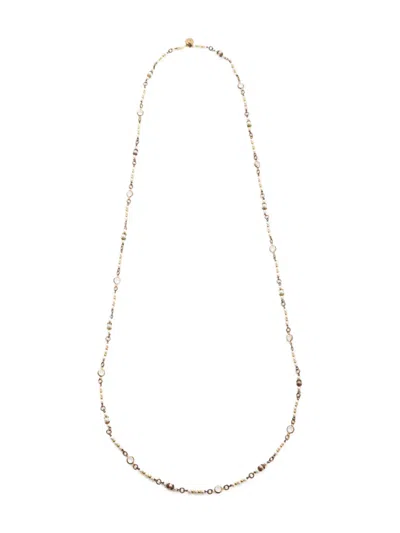 Pre-owned Chanel 1970s Pearls Rhinestone Necklace