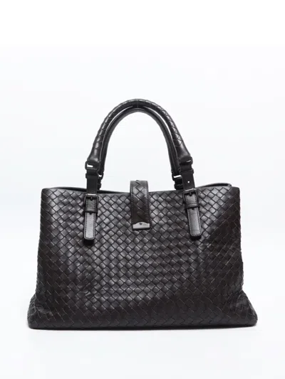 Pre-owned Bottega Veneta 2012-2024 Medium Intrecciato Roma Tote Bag