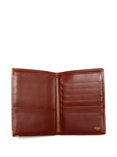 Pre-owned Cartier 1980-1990 Leather Wallet