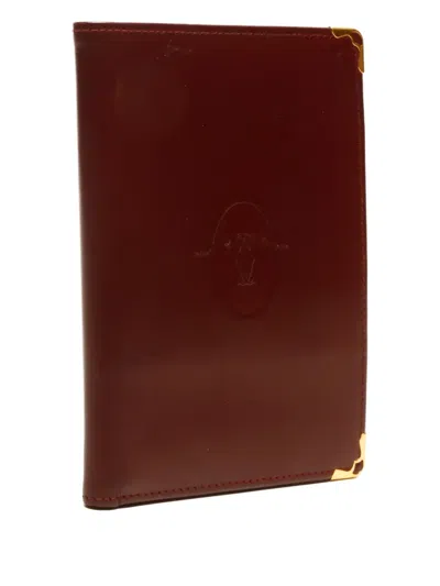 Pre-owned Cartier 1980-1990 Leather Wallet