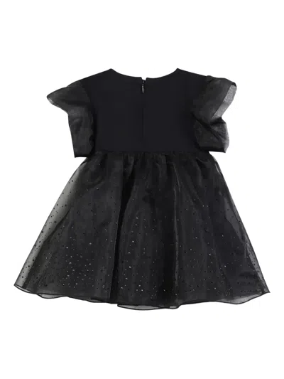Karl Lagerfeld Layered Tulle Dress In Black