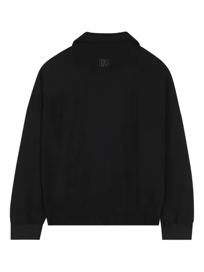 Dkny Zip-up Jacket In Black