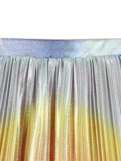 Billieblush Pleated Iridescent Skirt In Multi
