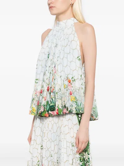 Mary Katrantzou Vernum Top In Blue