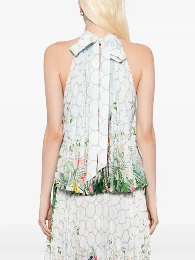 Mary Katrantzou Vernum Top In Blue