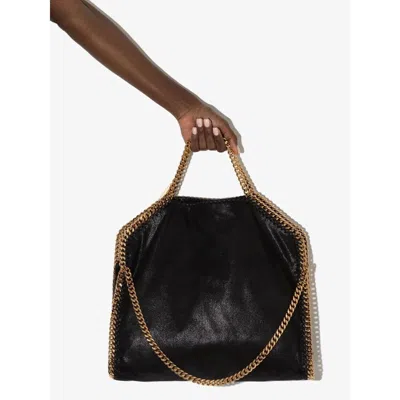 Stella Mccartney Black/metallic Tote Bags