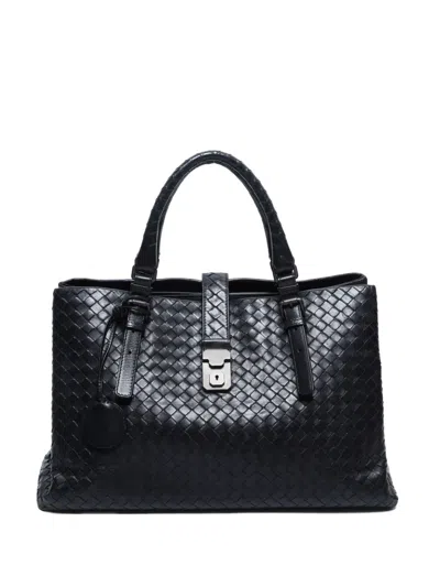 Pre-owned Bottega Veneta 2012-2024 Medium Intrecciato Roma Tote Bag