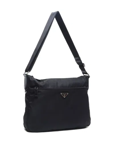 Pre-owned Prada 2000s Triangle-logo Shoulder Bag