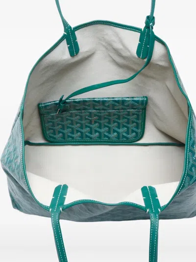 Pre-owned Goyard 2021-2024 Saint Louis Tote Bag In Green