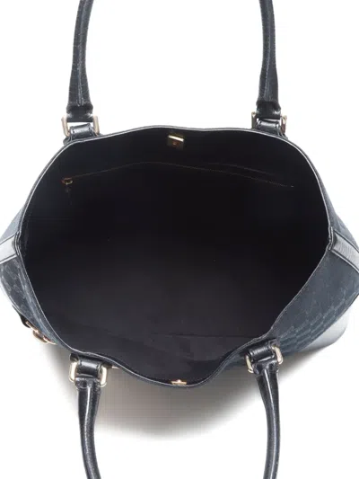 Pre-owned Gucci 2000-2015 Gg Pattern Horsebit Tote Bag