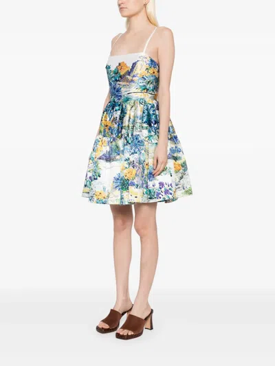 花卉印花连衣裙