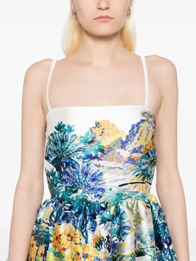 花卉印花连衣裙