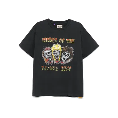 Gallery Dept. Mens Night Of The Living Dead Graphic-print Cotton T-shirt Graphite In Black