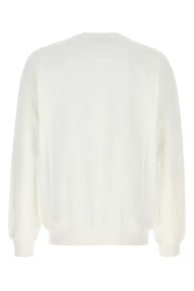 Gucci Cotton Crew Neck Sweatshirt In White