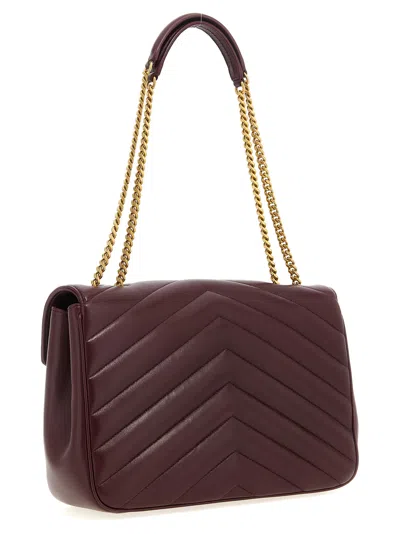 Saint Laurent Loulou Shoulder Bags Bordeaux