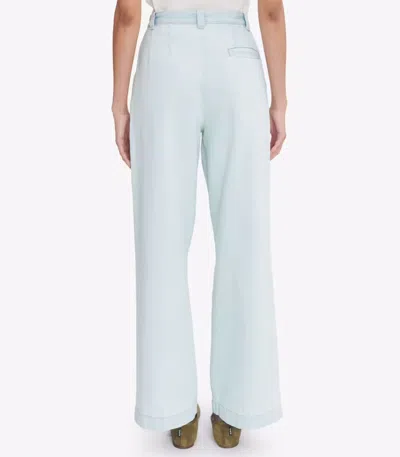 Apc A.p.c. Bleached-out Japanese Denim Loose-fit Trousers In White