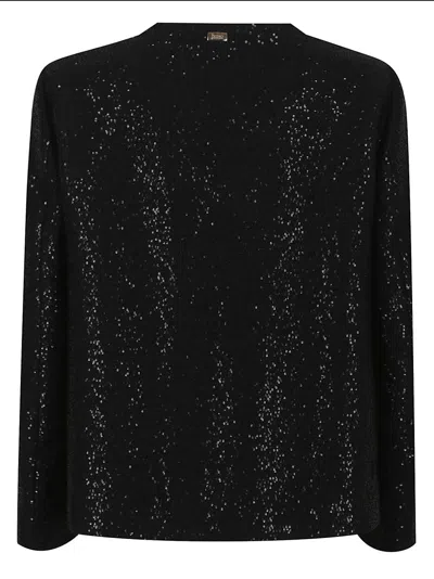 Herno Green Virgin Wool And Polyamide  Jacket In Black