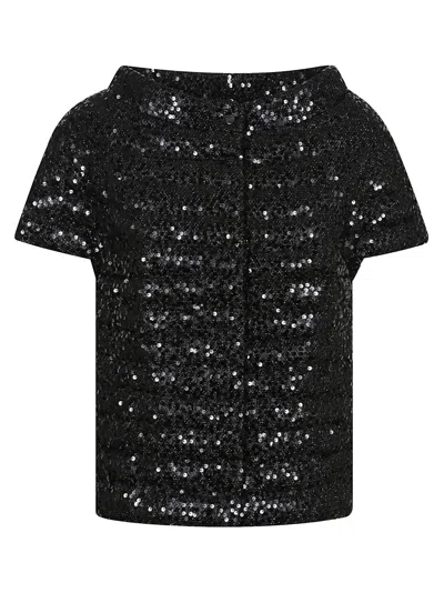 Herno Short-sleeved Jacket With Sequin Detailing