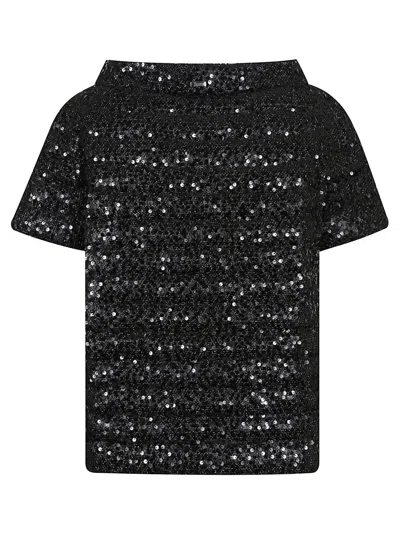 Herno Short-sleeved Jacket With Sequin Detailing