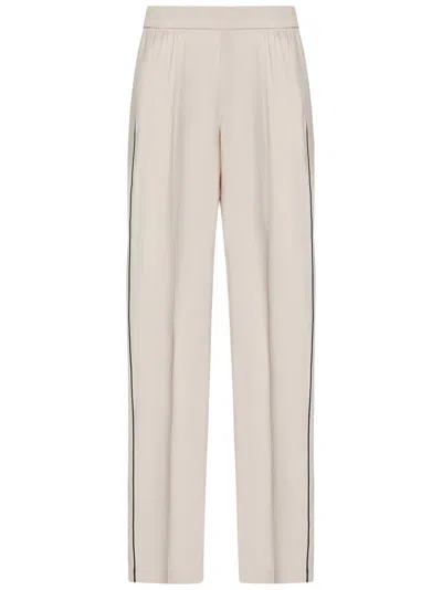 N°21 Blush Pink Satin Pyjama-style Trousers In Neutral