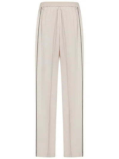 N°21 Blush Pink Satin Pyjama-style Trousers In Neutral