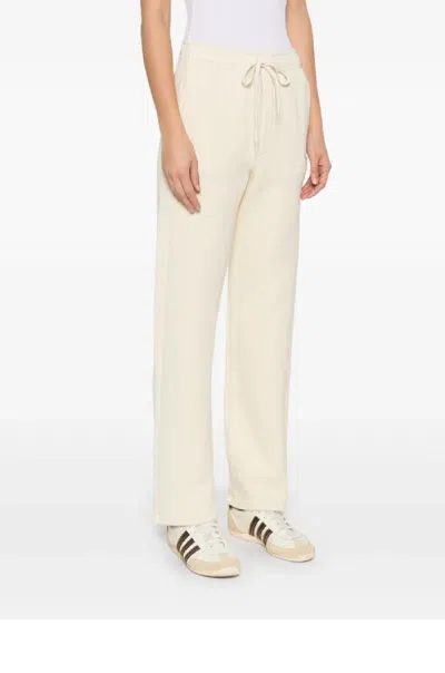 Autry Relaxed-fit Cotton Sweatpants With Drawstring Waist In Neutral