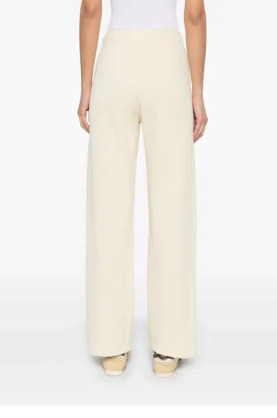Autry Relaxed-fit Cotton Sweatpants With Drawstring Waist In Neutral