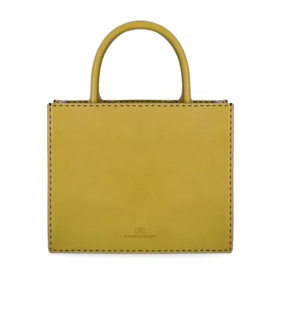 Elisabetta Franchi Women's Small Tote With Contrast Stitching