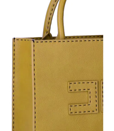 Elisabetta Franchi Women's Small Tote With Contrast Stitching
