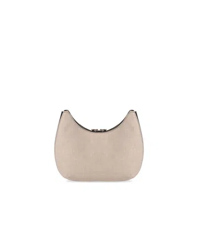 Furla Goccia S Natural Black Shoulder Bag