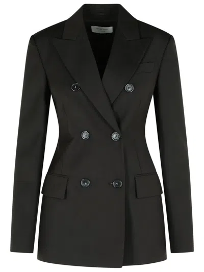Sportmax Adamo Virgin Wool Blazer In Black