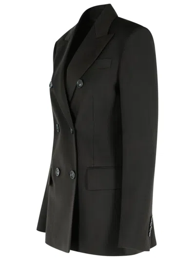 Sportmax Adamo Virgin Wool Blazer In Black