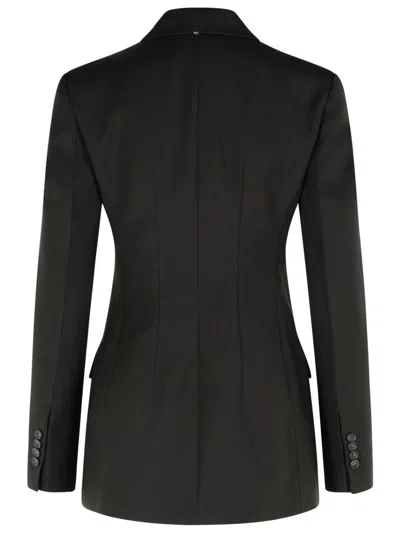 Sportmax Adamo Virgin Wool Blazer In Black