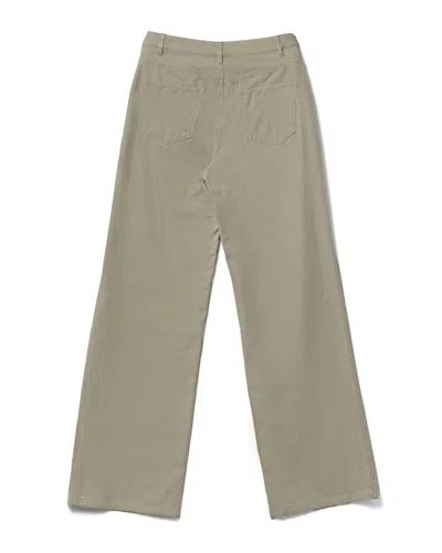 Apc A.p.c. High-rise Wide-leg Jeans With 70s Style Cut In Green