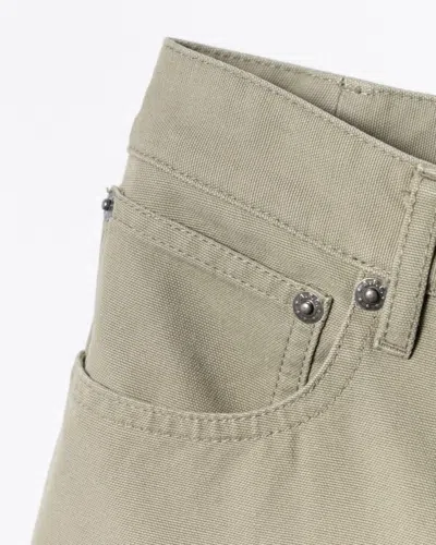 Apc A.p.c. High-rise Wide-leg Jeans With 70s Style Cut In Green