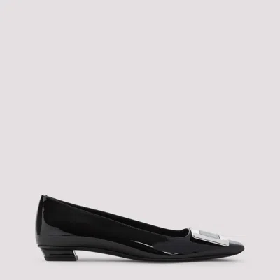 Roger Vivier Patent Leather Pumps With Distinctive Buckle Detail