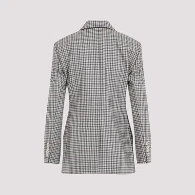 Brunello Cucinelli Double-breasted Virgin Wool Jacket With Check Pattern