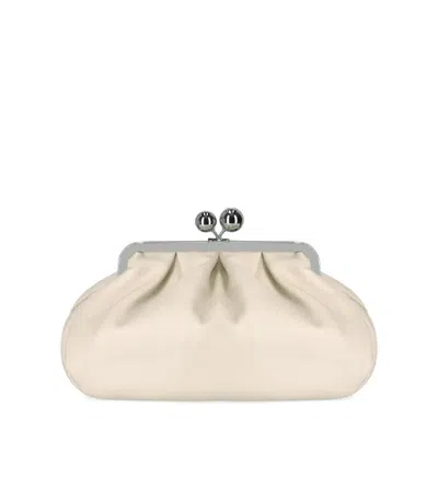 Max Mara X Weekend Pasticcino Cubico Medium Ivory Clutch Bag