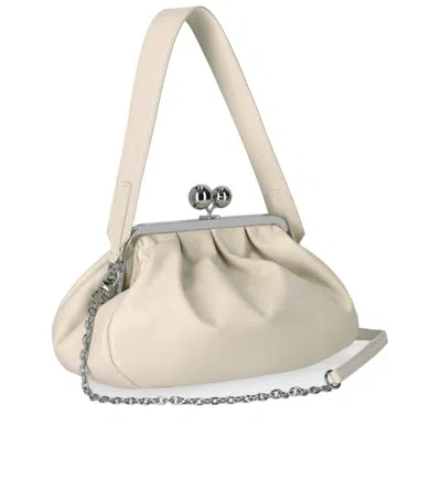Max Mara X Weekend Pasticcino Cubico Medium Ivory Clutch Bag