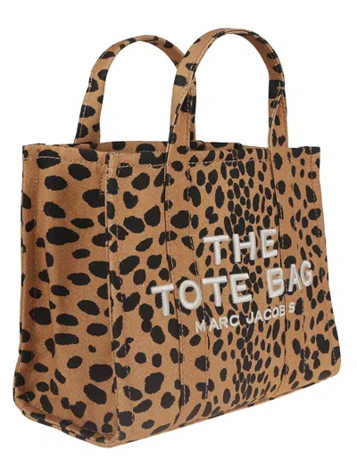 Marc Jacobs Structured Leopard Print Tote Bag