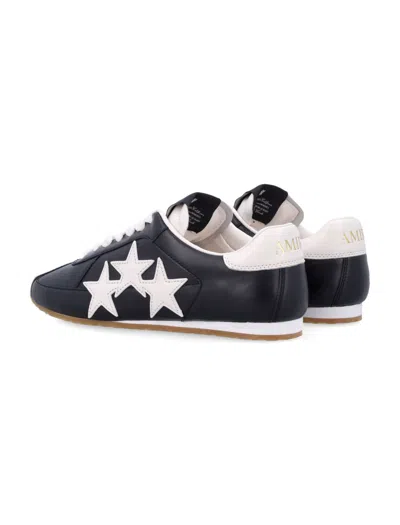 Amiri Pacific Stars Mixed Leather Sneakers